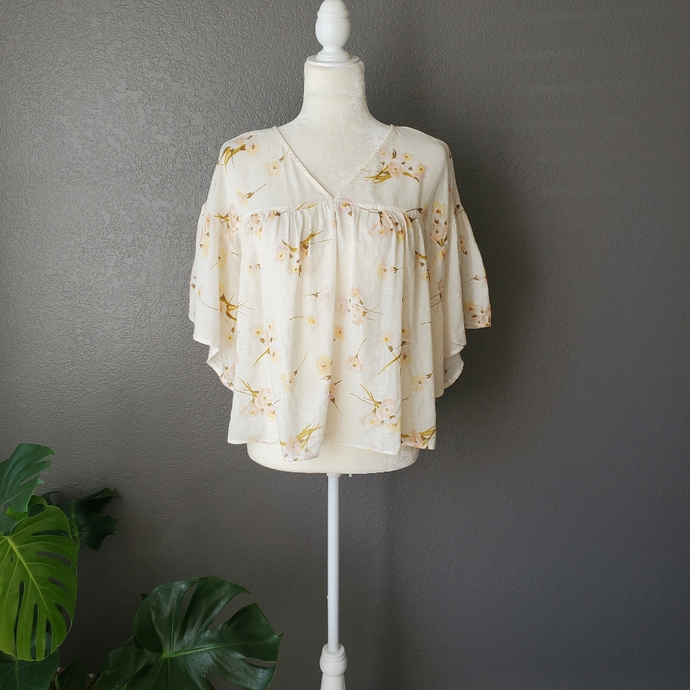 Madewell, Size XL, Cream & Floral